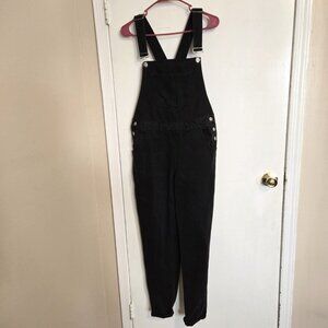 Denim & Co Black Overalls